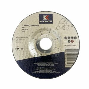 Disques à tronçonner- Acier et inox - D125x2,5mm