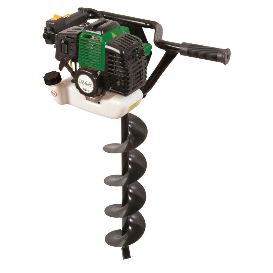 TARIERE THERMIQUE 52CC 2,2KW MECHE 80CM DIAMETRE 15CM
