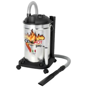 ASPIRATEUR CENDRES "CENEPRO" ELECTRIQUE 25L 1200W + ROUES