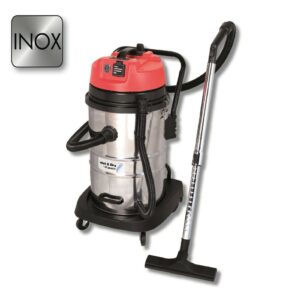 ASPIRATEUR BIDON 50L 1000W INOX + PRISE MACHINE