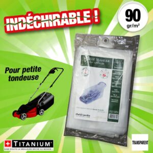 housse protection indechirable petite tondeuse