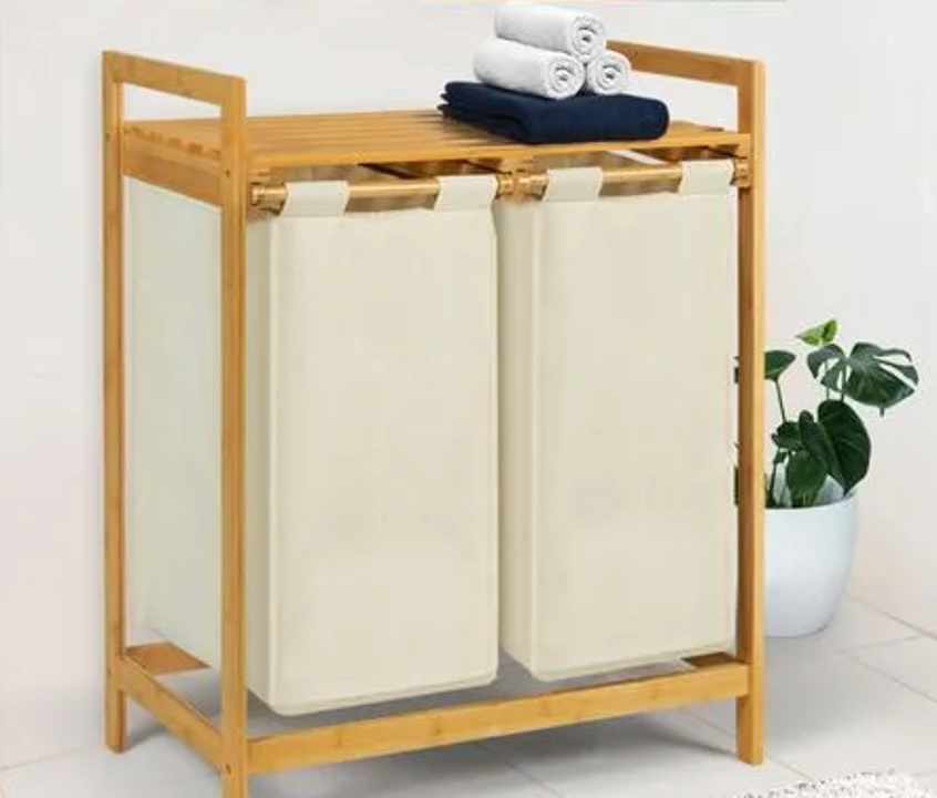 Paniers a linge en bambou
