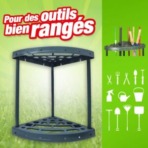 Support de rangement pour vos outils de jardin