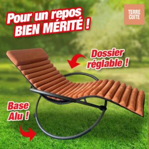 bain de soleil swing luxe - terra cotta