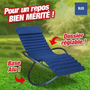 bain de soleil swing luxe - bleu