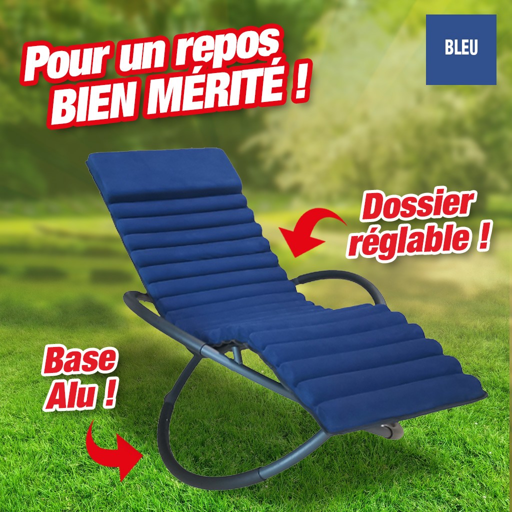 bain de soleil swing luxe - bleu