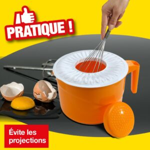 BOL MÉLANGEUR SPECIAL BATTEUR AVEC COUVERCLE