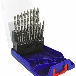 Tivoly 19 forets métaux TSP HSS Affûtage étagé Ø 1 à 10mm par 1/2 PREMIUM