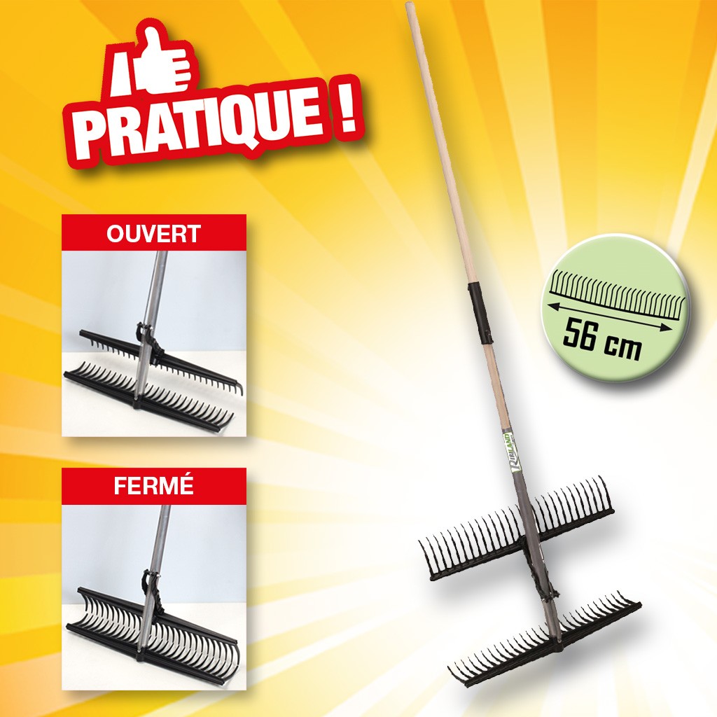 RAMASSE FEUILLE AUTOMATIQUE GRANDE LARGEUR