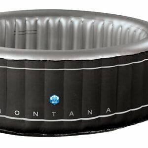 Spa gonflable rond Montana - Noir - 6 places