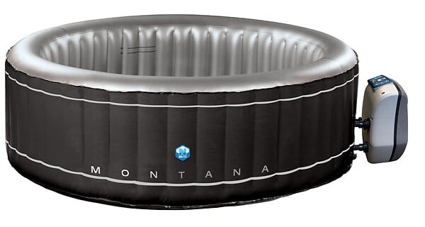 Spa gonflable rond Montana - Noir - 6 places
