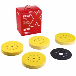 Set de démarrage papier abrasif FLEX D225 ST-Set VE5 mur/plafond Xtreme