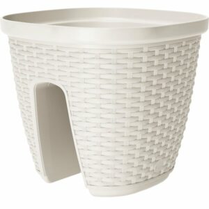 Pot balustrade Casa mesh 30 - Blanc - 30x30cm