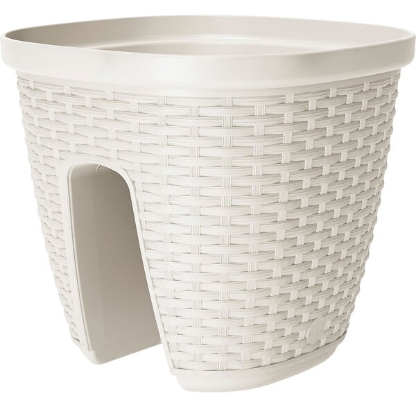 Pot balustrade Casa mesh 30 - Blanc - 30x30cm