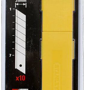 Lames de cutters STANLEY 25mm - distributeur 10 lames 0-11-325