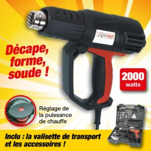 DÉCAPEUR THERMIQUE 2000W + ACCESSOIRES