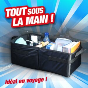 ORGANISEUR DE VOITURE PLIABLE 2 PARTIES