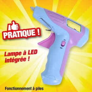 Pistolet à colle chaude - fonctionne à piles