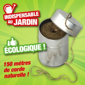 Bobine de corde dans sa boite métallique - 150 mètres