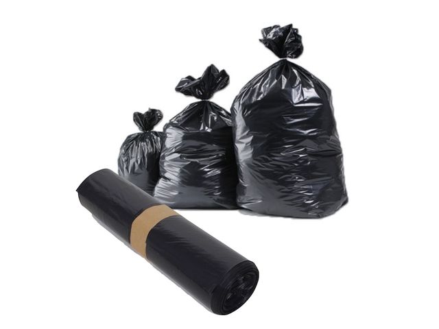 200 sacs poubelle noirs 50 l PEBD standard TOUSSAC 0105