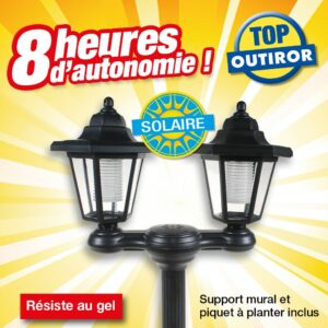 Lanternes solaires Duo