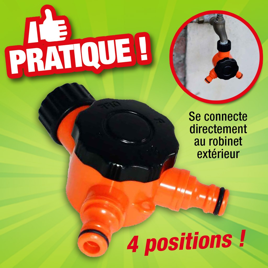 BI-PASSE ROBINETS 4 POSITIONS