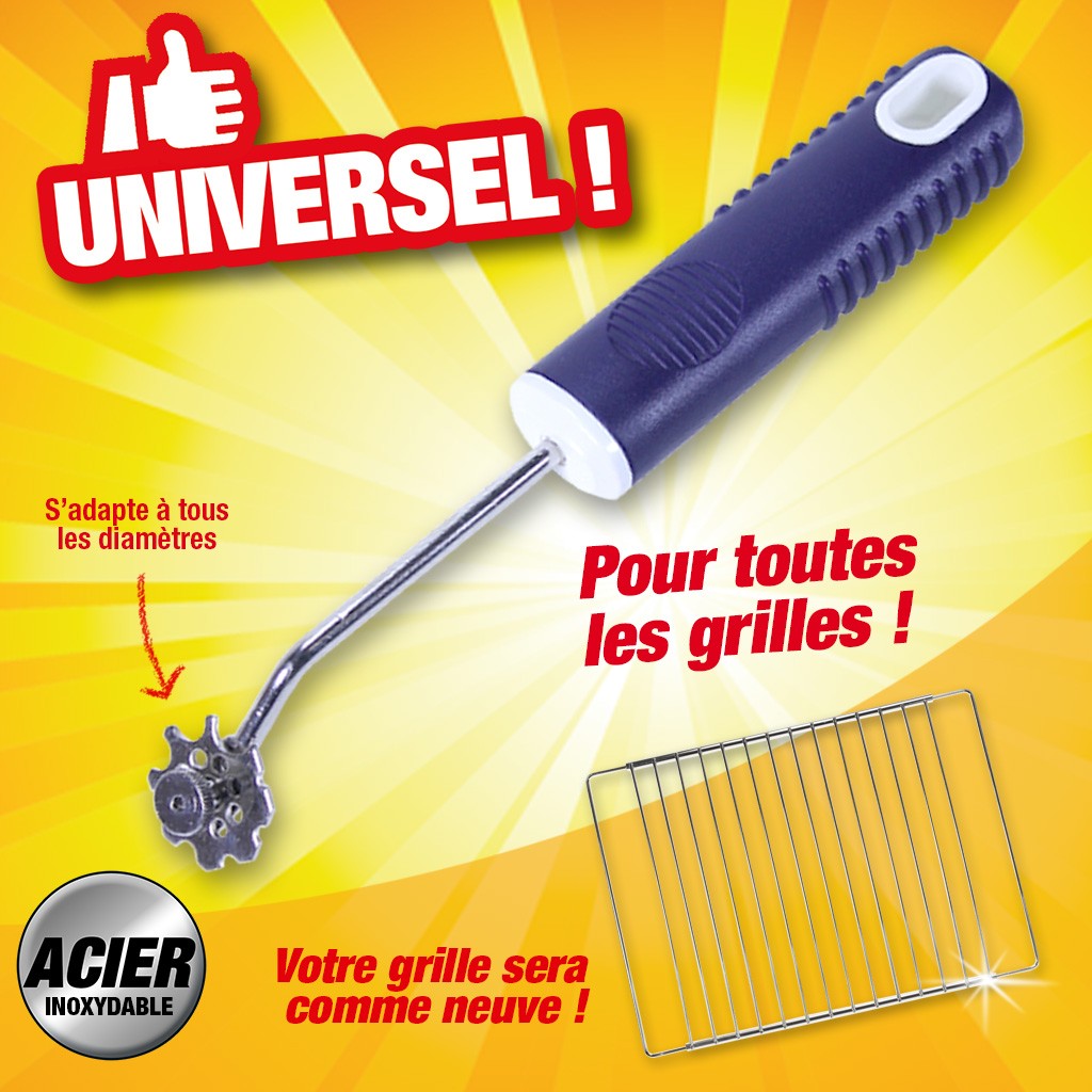 Nettoie grille multi-diamètres