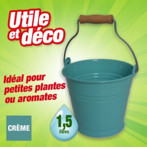 Seau 1.5L Ethan - Bleu/vert