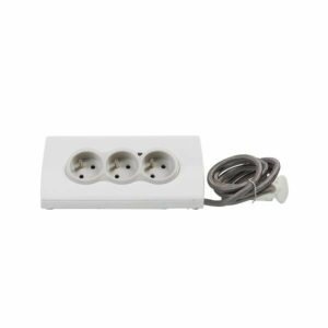 Rallonge multiprise 3x2P+T + 2 USB Type-A 2.4A et support tablette