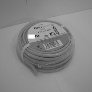Câble téléphonique-ADSL de 10m 4 paires de type 298 ivoire.
