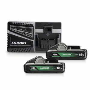 Pack de 2 Batteries 4.0Ah compact et 1 Chargeur HIKOKI – 2 BSL1840M / 1 UC18YFSL