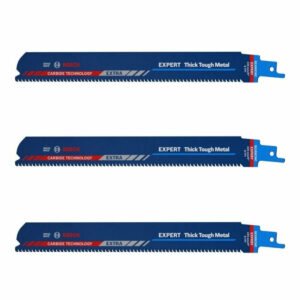 3 Lames scie sabre BOSCH EXPERT 2608900369 Carbure Endurance Métal 225mm