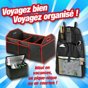 SET DE RANGEMENT POUR VOITURE 3 PIÈCES