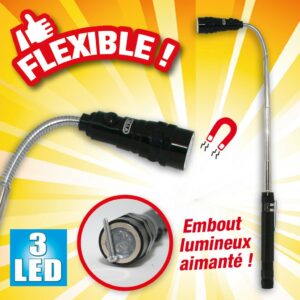 LAMPE D'INSPECTION LED POUR TÉLESCOPE EN ALUMINIUM