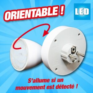 SPOT LED AVEC OPTION ALLUMAGE AUTOMATIQUE