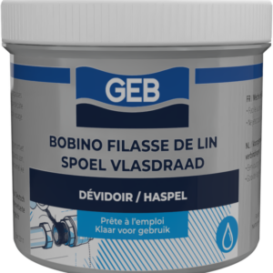 Filasse de lin peigné GEB complément de pâte à joint pour raccords filetés métal 80g