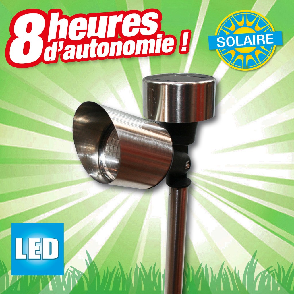 LAMPE LED À ÉNERGIE SOLAIRE POUR EXTÉRIEUR