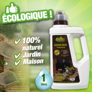 Savon noir concentré 1litre - 100% naturel