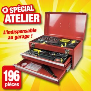 Boîte à outils 196 pièces