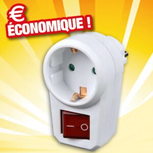 Prise avec interrupteur intégré