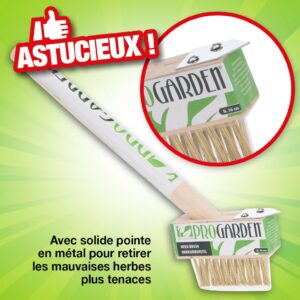 brosse mauvaises herbes longueur 36cm