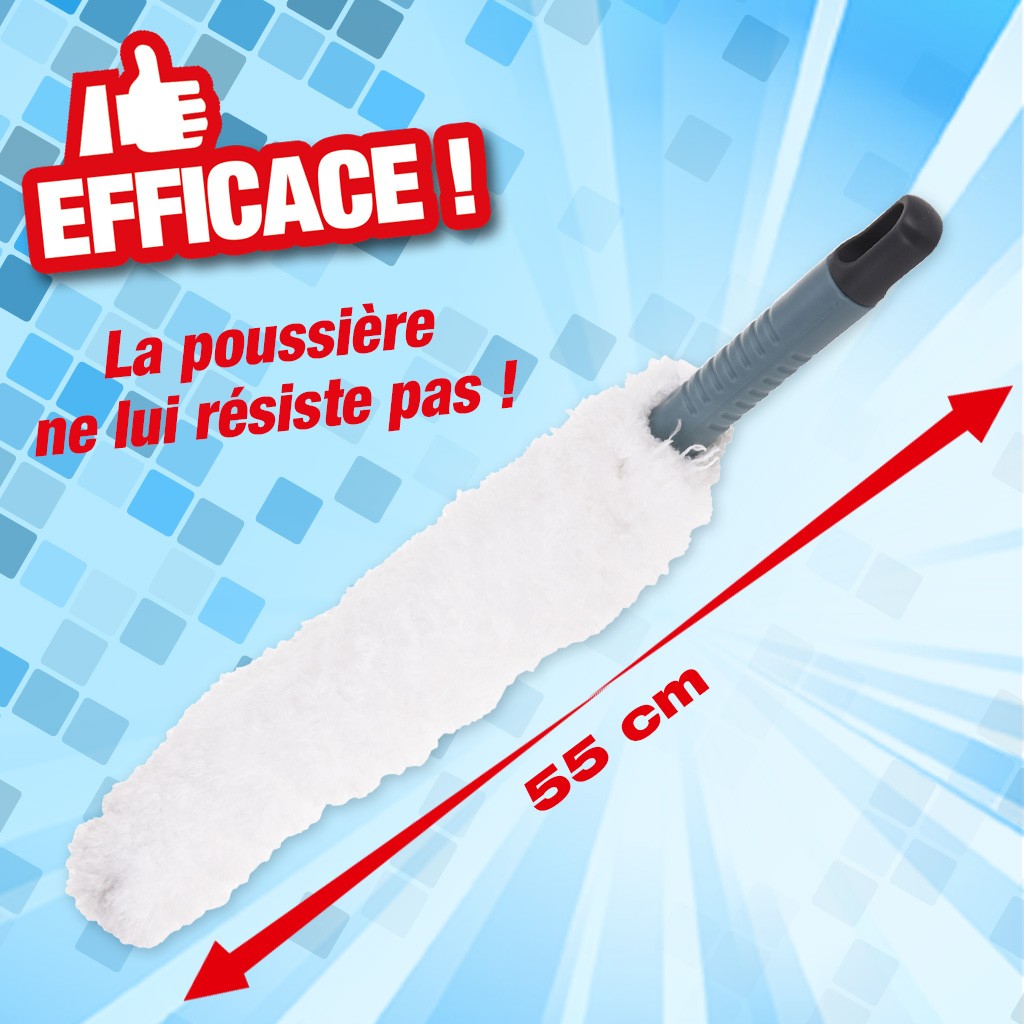 balai microfibre 55cm 128gr