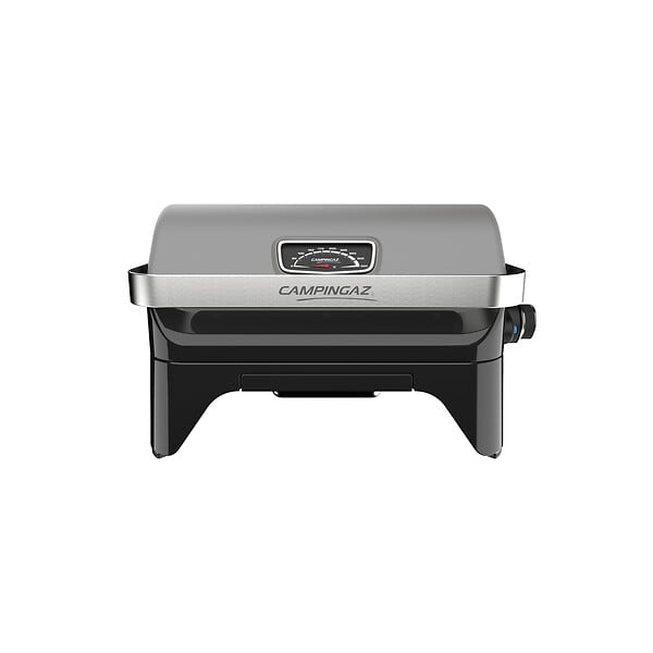 CAMPINGAZ – Mini barbecue gaz portable à poser 2 brûleurs Blue Flame – couvercle thermomètre – grille fonte – camping jardin terrasse