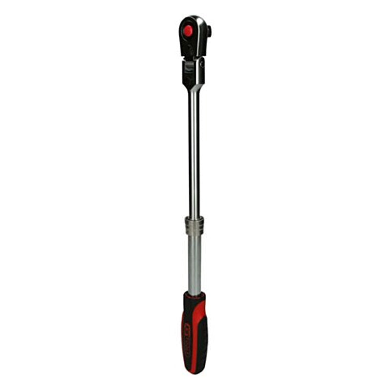 Cliquet télescopique réversible 1/2'' à tête articulée, 72 dents - KS TOOLS - 920.1330