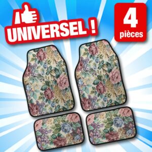 Tapis de voiture "Fleuris" (4)