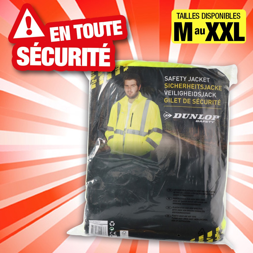 Veste réflechissante de sécurité PES