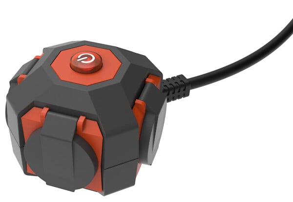 Bloc multiprises avec interrupteur - 4 prises