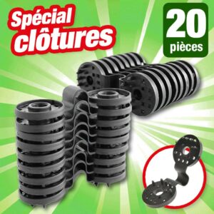 Clips pour brises vues - lot de 20