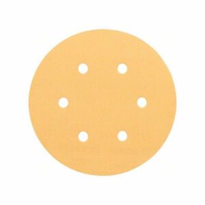 5 feuilles abrasives BOSCH Professional C470 Best for Wood and Paint pour ponceuses excentriques Ø 150mm - 6 trous