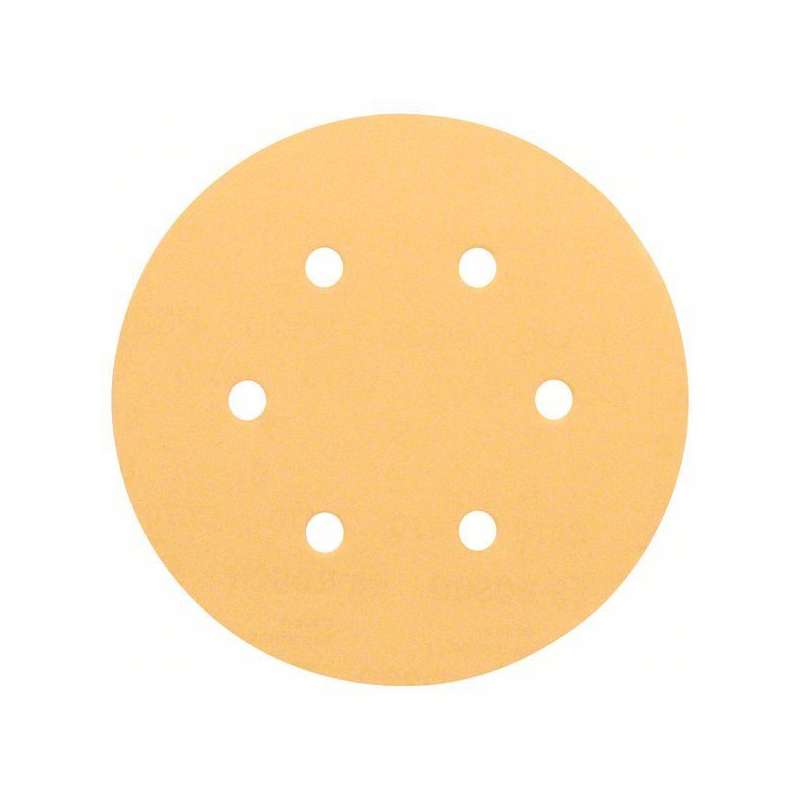 5 feuilles abrasives BOSCH Professional C470 Best for Wood and Paint pour ponceuses excentriques Ø 150mm - 6 trous